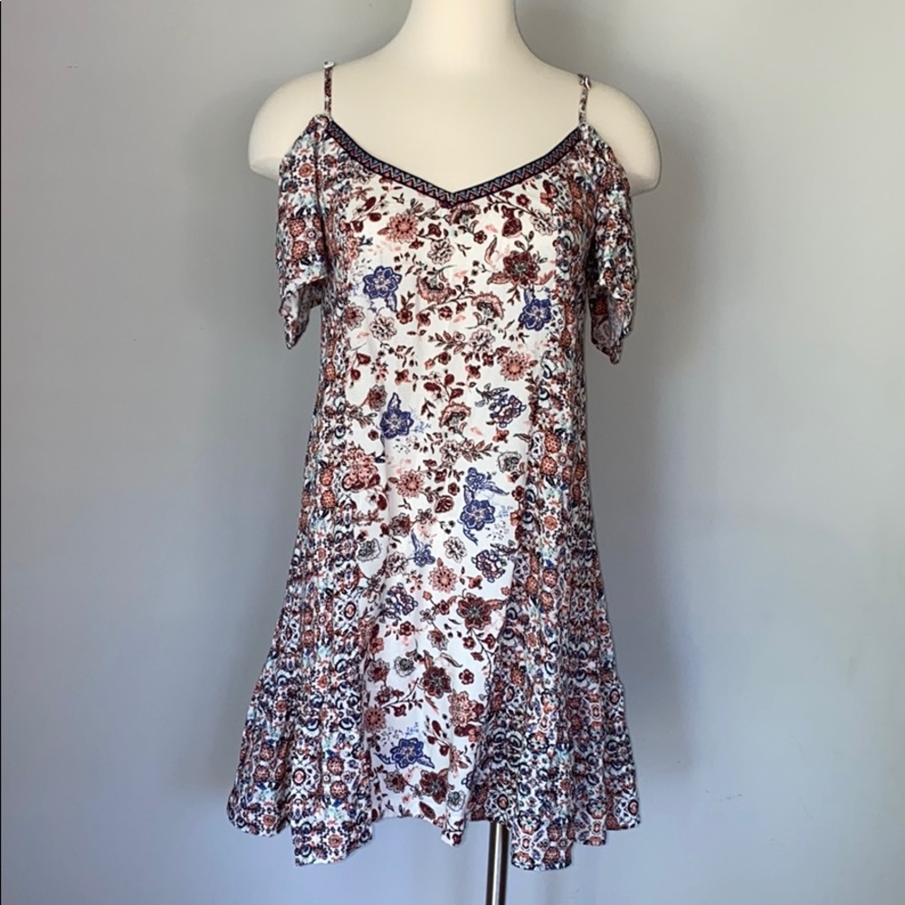 Band of  Gypsies cold shoulder mini dress Size M